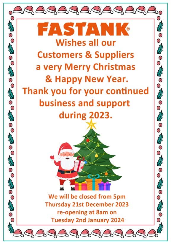 Fastank Christmas Message 2023